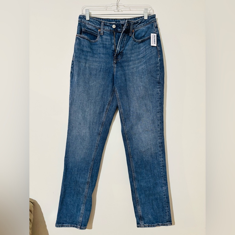 Old Navy Women's Classic Straight-Leg Denim Jeans